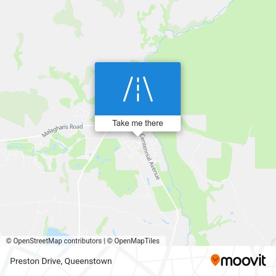 Preston Drive map