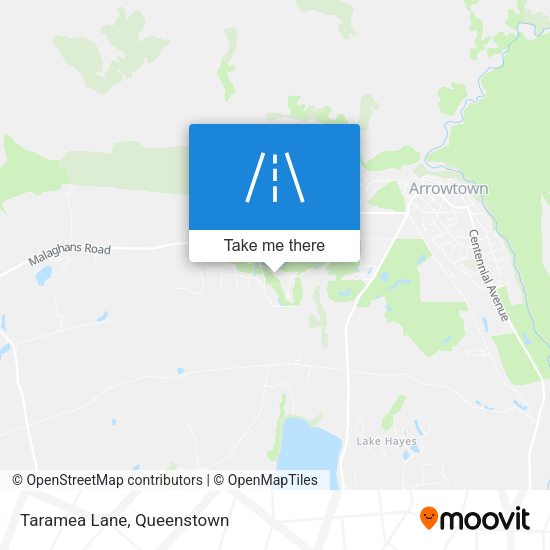 Taramea Lane map