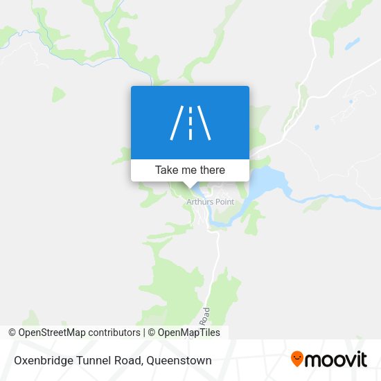 Oxenbridge Tunnel Road map