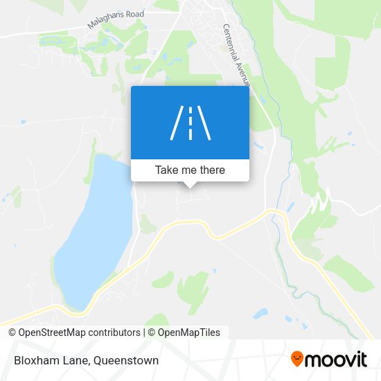 Bloxham Lane map