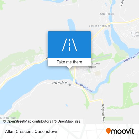 Allan Crescent map