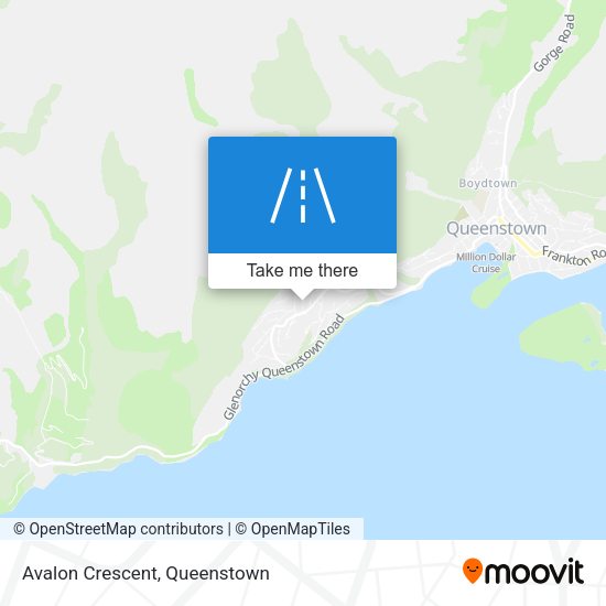 Avalon Crescent map