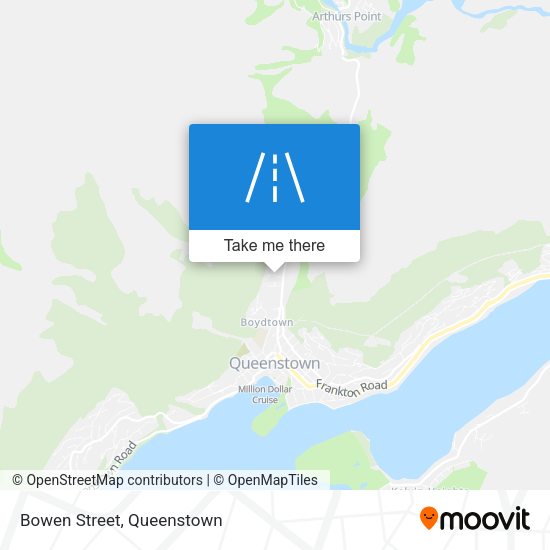 Bowen Street map
