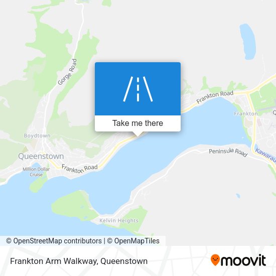 Frankton Arm Walkway map