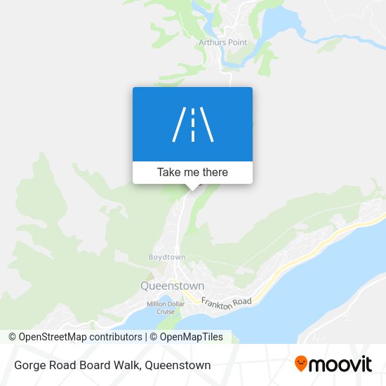 Gorge Road Board Walk map