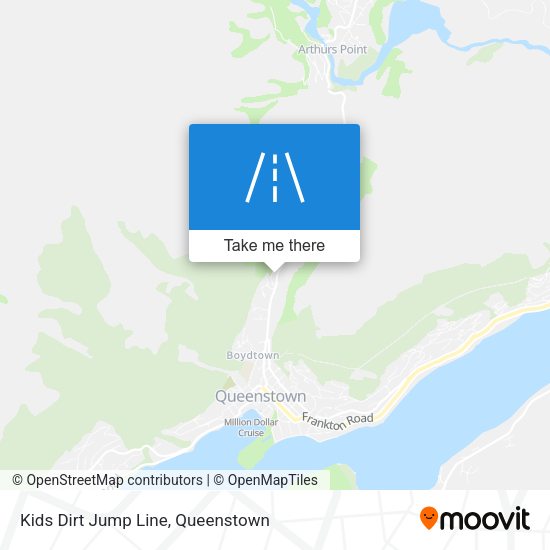 Kids Dirt Jump Line map