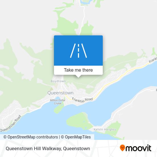 Queenstown Hill Walkway map
