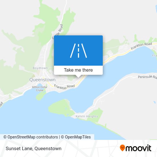 Sunset Lane map