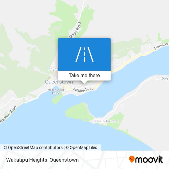 Wakatipu Heights map