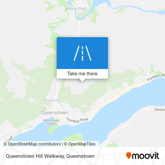 Queenstown Hill Walkway map