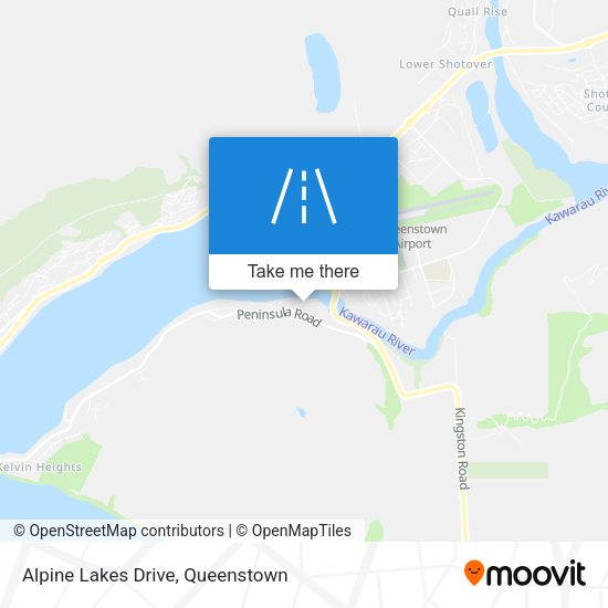 Alpine Lakes Drive map