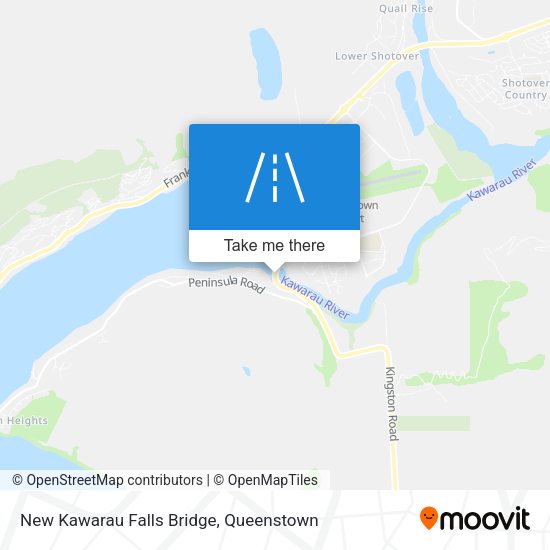 New Kawarau Falls Bridge map