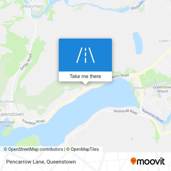 Pencarrow Lane map