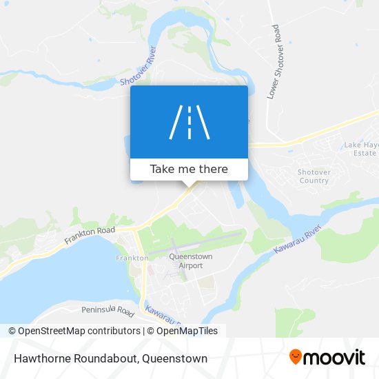 Hawthorne Roundabout map