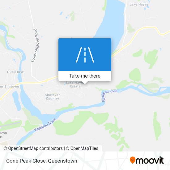 Cone Peak Close map