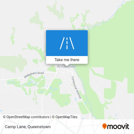Camp Lane map