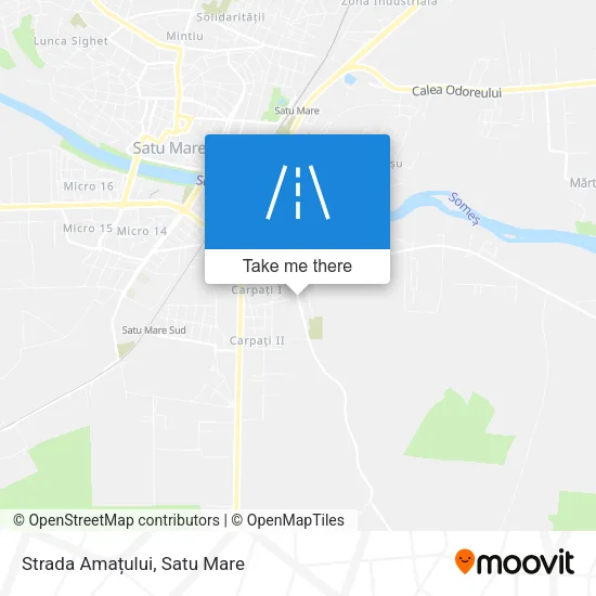 Strada Amațului map