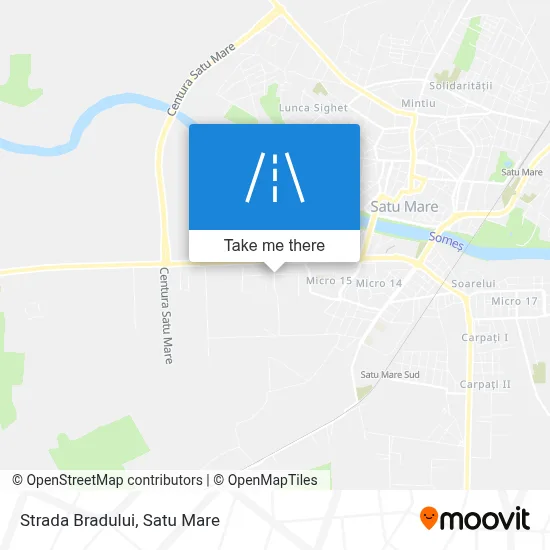 Strada Bradului map