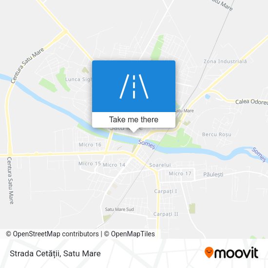 Strada Cetății map