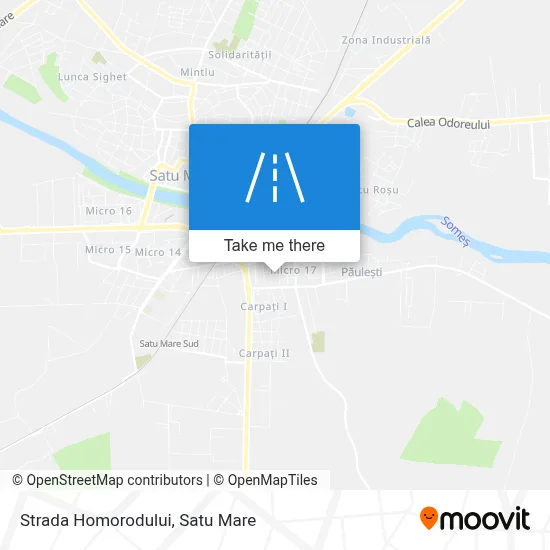 Strada Homorodului map