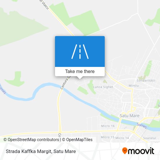 Strada Kaffka Margit map