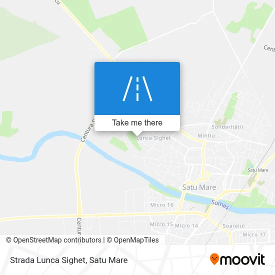 Strada Lunca Sighet map