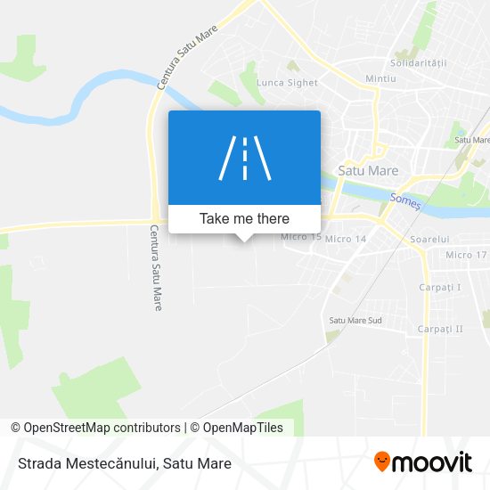 Strada Mestecănului map