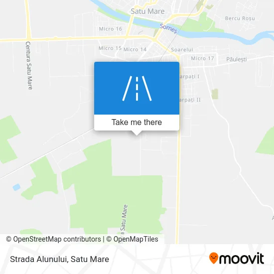 Strada Alunului map
