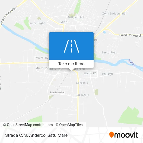 Strada C. S. Anderco map