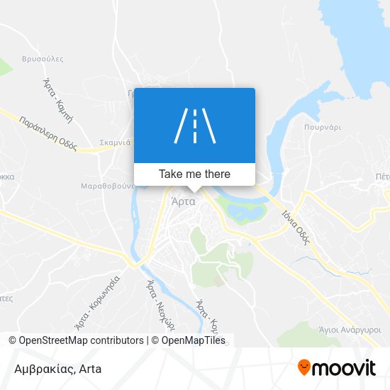 Αμβρακίας map