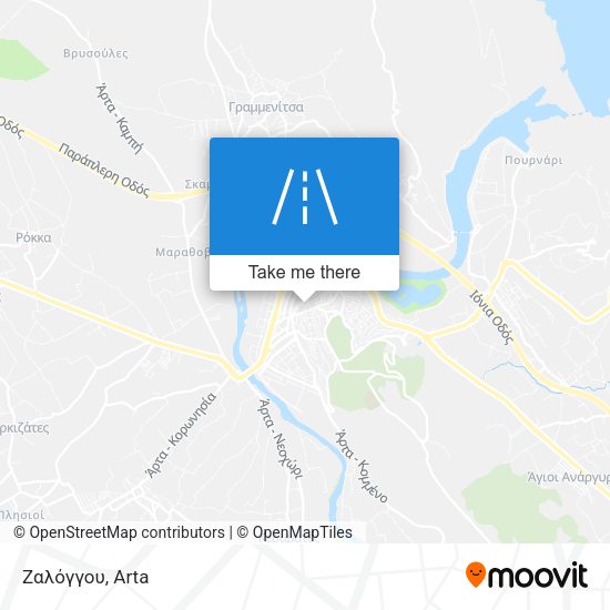 Ζαλόγγου map