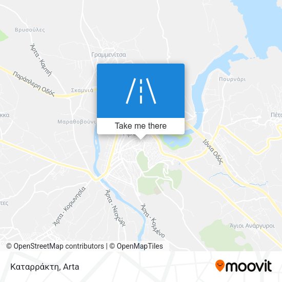 Καταρράκτη map