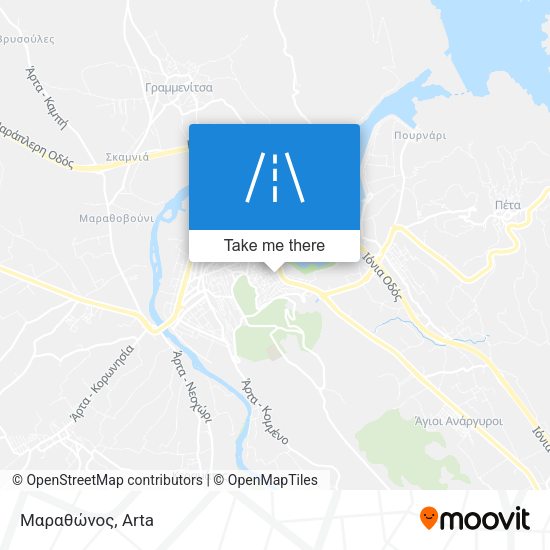 Μαραθώνος map