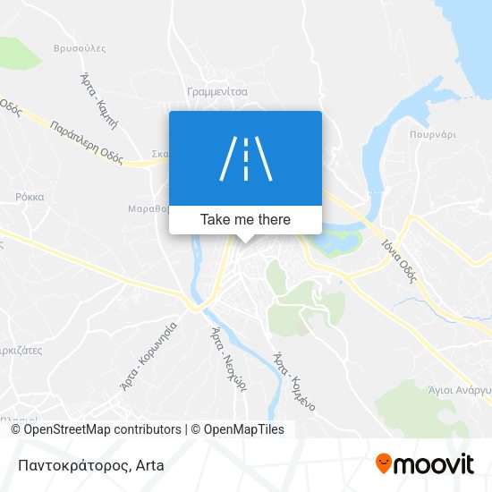 Παντοκράτορος map