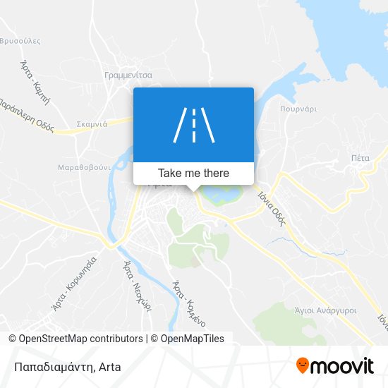 Παπαδιαμάντη map