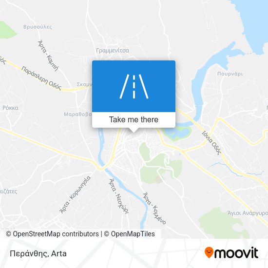 Περάνθης map