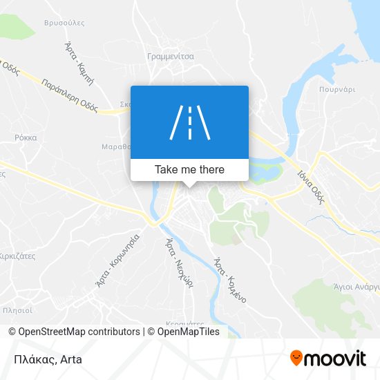 Πλάκας map