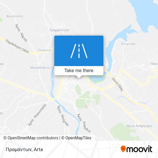 Πραμάντων map
