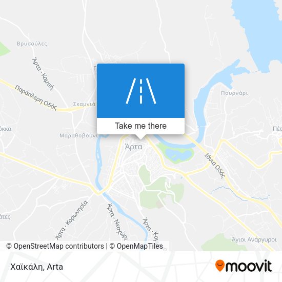 Χαϊκάλη map
