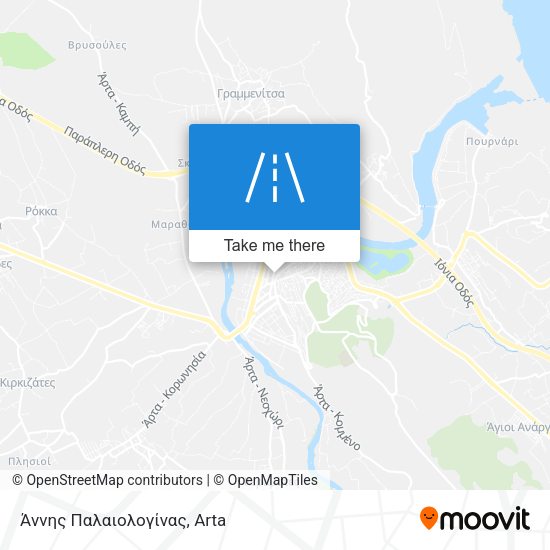 Άννης Παλαιολογίνας map