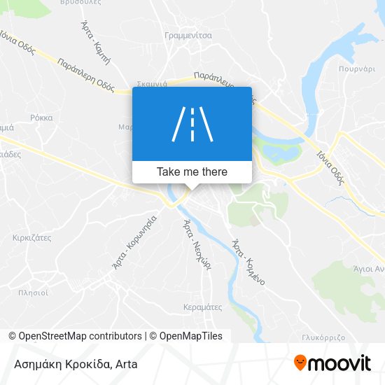 Ασημάκη Κροκίδα map