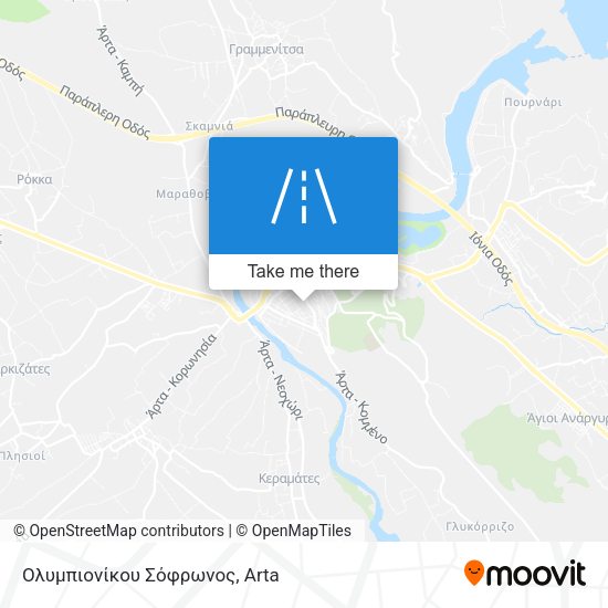 Ολυμπιονίκου Σόφρωνος map