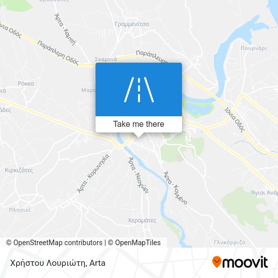 Χρήστου Λουριώτη map