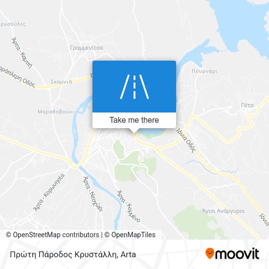 Πρώτη Πάροδος Κρυστάλλη map