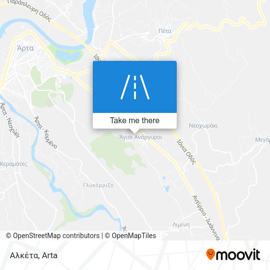 Αλκέτα map