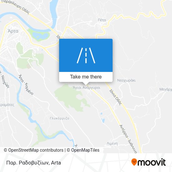 Παρ. Ραδοβυζίων map