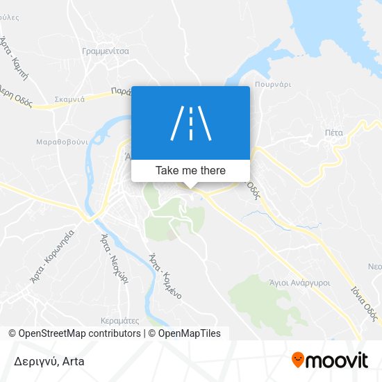 Δεριγνύ map