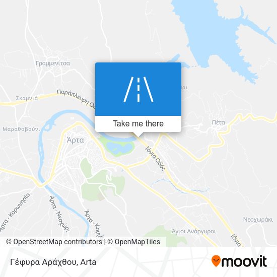 Γέφυρα Αράχθου map