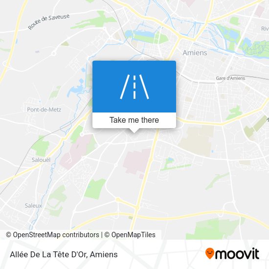 Allée De La Tête D'Or map