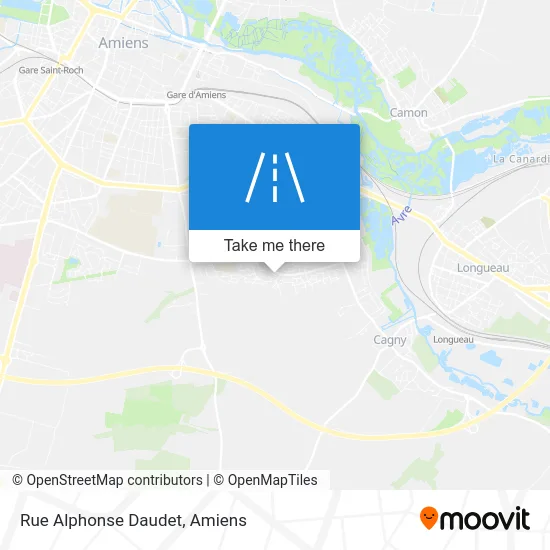 Rue Alphonse Daudet map